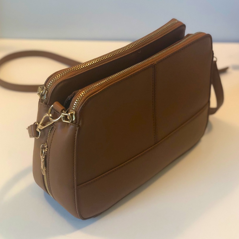 Camel Brown Crossbody